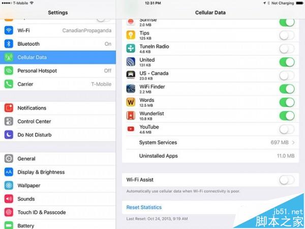 iOS 9 1小时偷跑1GB流量