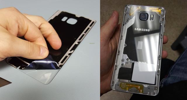 来看看透明背壳的三星Galaxy Note 5