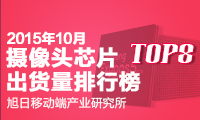 2015年10月摄像头芯片出货量排行榜