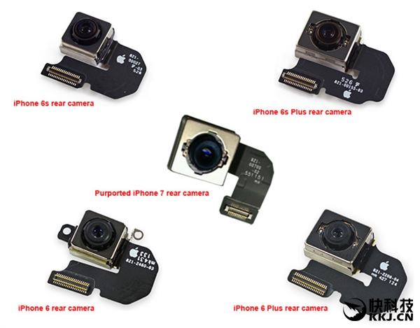 iPhone 7摄像头模块曝光：光学防抖成标配！