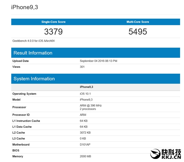 iPhone 7 Plus性能首曝：A10碾压安卓全家
