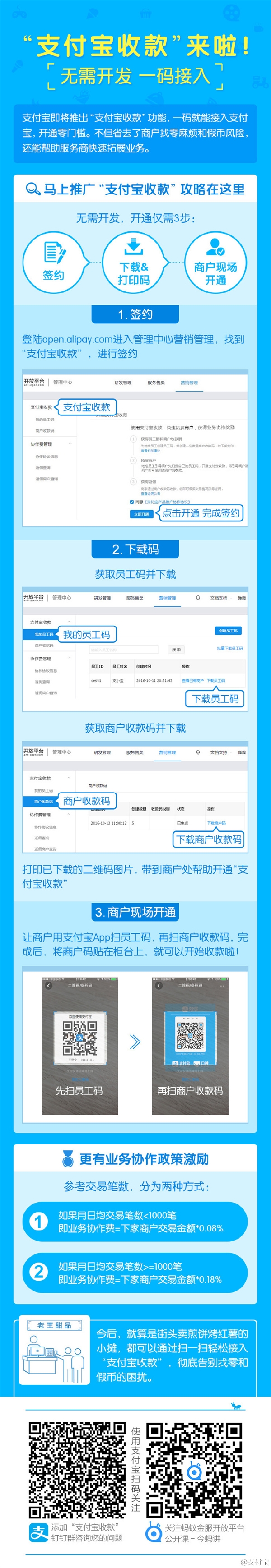 重磅！支付宝收款二维码正式发布：可免费提现