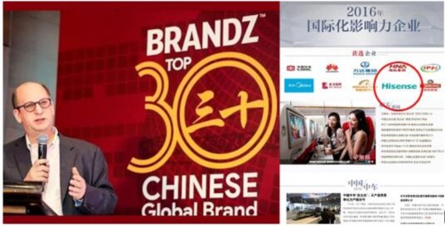 中国出海品牌30强：联想、华为、阿里巴巴排前三