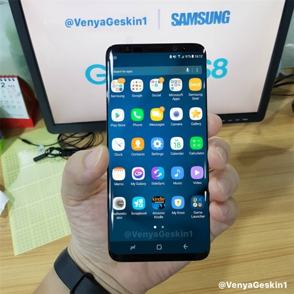 三星Galaxy S8迄今最高清正脸照：瞬间中毒