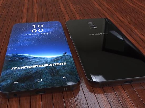 三星Galaxy S9概念渲染：正面100%屏