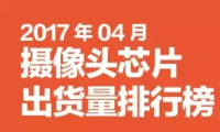 2017年04月摄像头芯片出货量排行榜