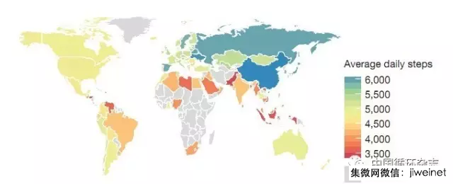 手机全球走路地图公布：中国夺冠  新动态