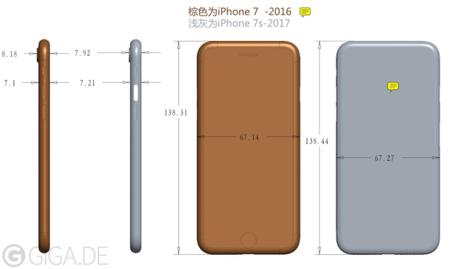 iPhone 7s机身将变得更厚 摄像头会更平整