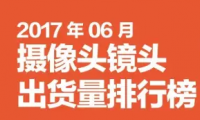 2017年06月摄像头镜头出货量排行榜