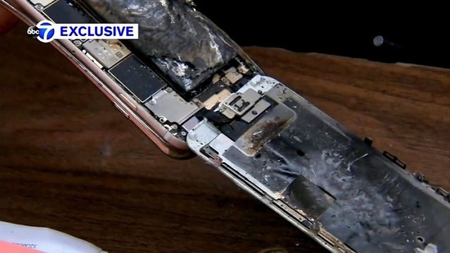 苹果刚刚又炸了一台iPhone 6