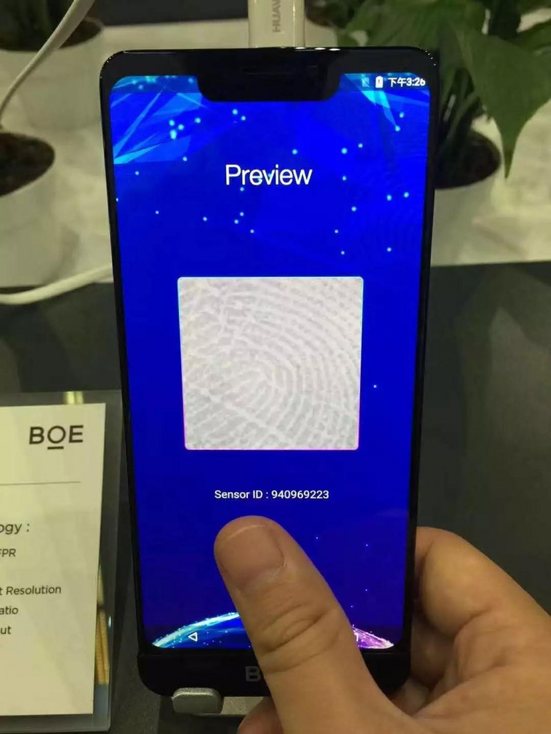 屏下指纹进入混战期：京东方/思比科/印象认知杀入指纹市场