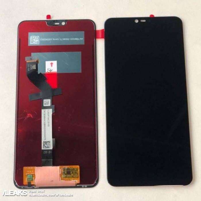 6.18英寸的红米Note 6屏幕组件与保护膜产品泄露