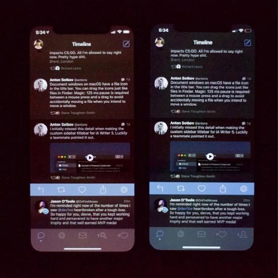 新iPhone被指存缺陷：亮度降低时颜色变异扭曲