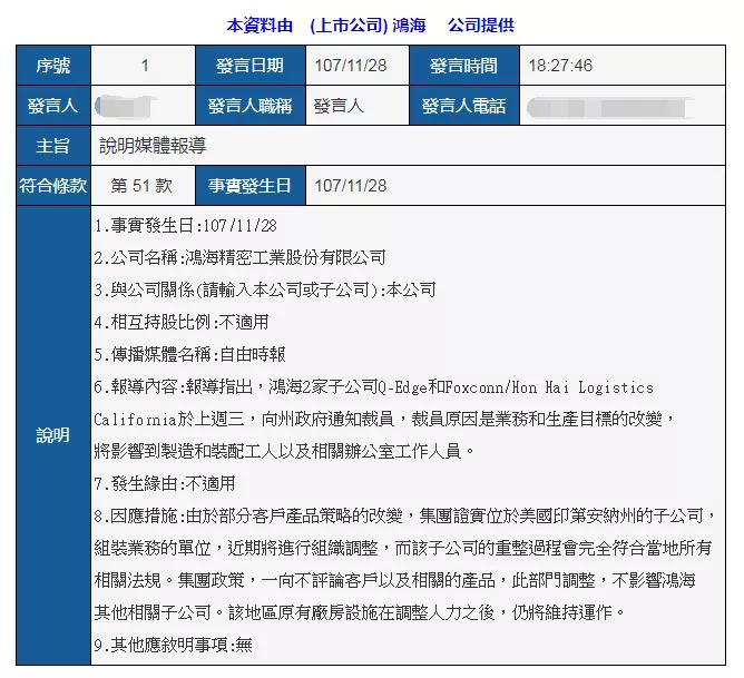 鸿海扮演控股带领集团转型 费用支出作调整