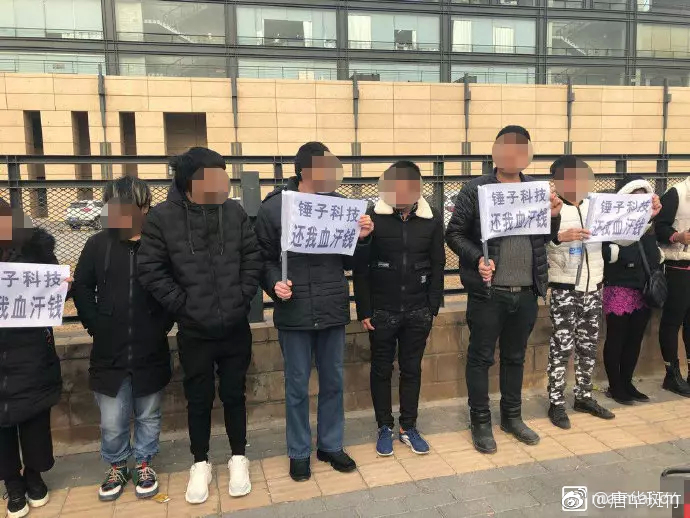锤子供应商的讨债路：吃着盒饭、轮班倒