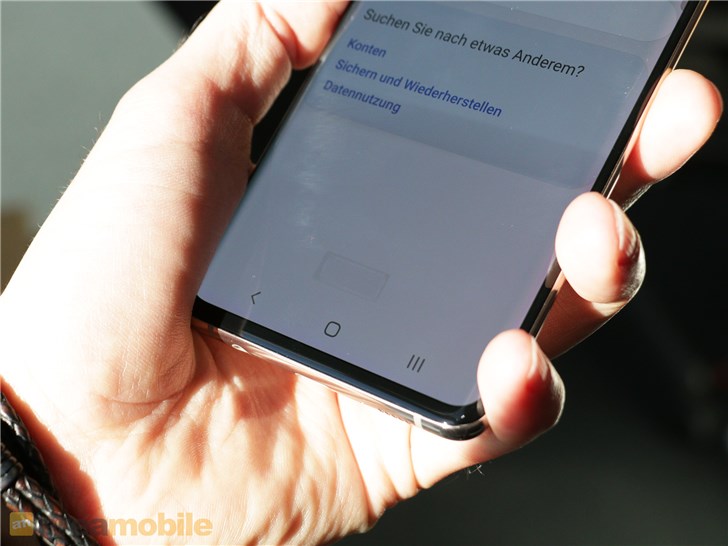 三星S10屏幕指纹曝出问题：强光下能看到其清晰形状