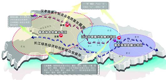 湖北省一芯两带三区产业地图出炉，着力打造集成电路等产业