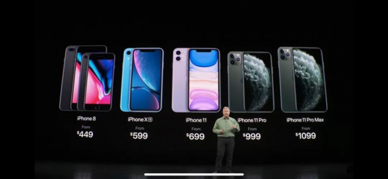 2019新款iPhone 11系列发布，最高12699元，9月20日开售