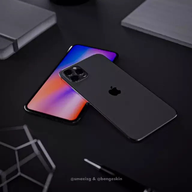 致敬乔布斯遗作 iPhone12Pro概念渲染图首曝： 无刘海全面屏