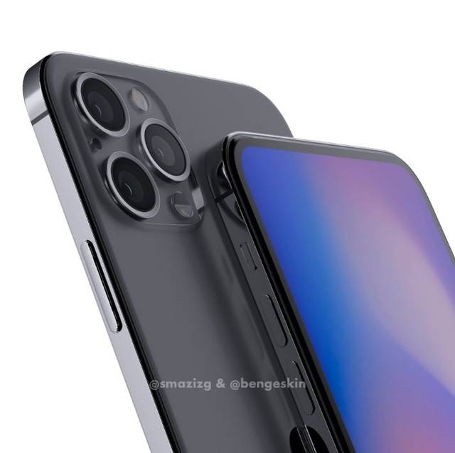 致敬乔布斯遗作 iPhone12Pro概念渲染图首曝： 无刘海全面屏