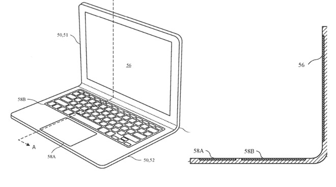 新专利显示苹果未来笔电可能采用可弯曲一体成型设计