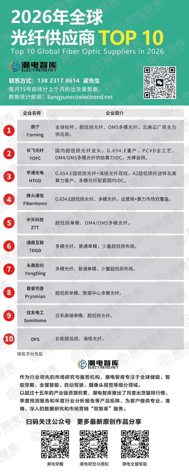 光纤供应商10